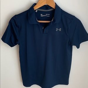 Boys Under Armor dry fit polo